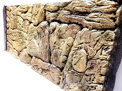 Azaina_ade 36X13 Inch Jungle Bob 3D Aquarium Background-For 30 Gallon 7787 Thin Beige