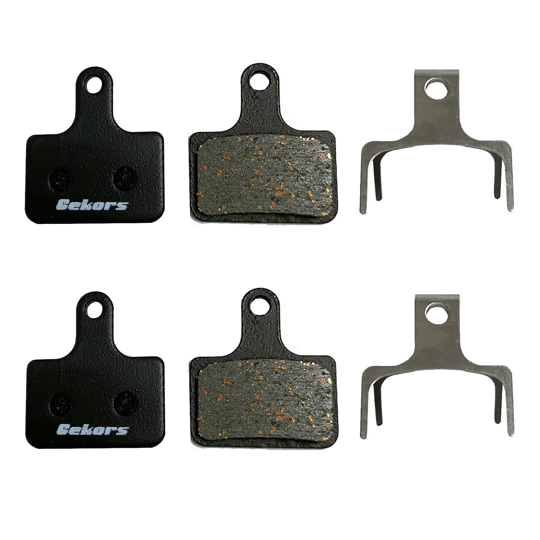 Gekors 2 Pairs Disc Brake Pads Compatible for Shimano Ultegra BR-RS805 BR-RS505,Semi-Metallic