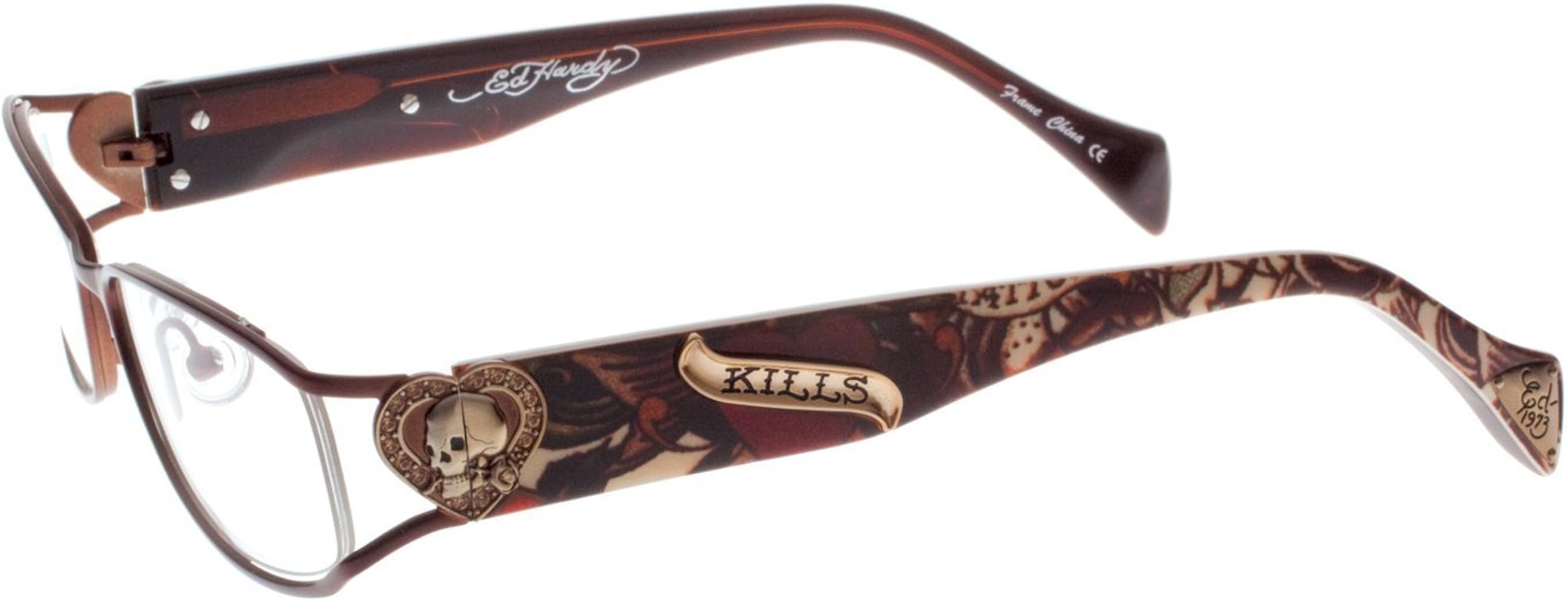 ed hardy eyeglass frames
