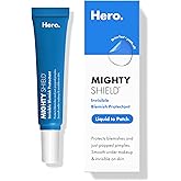 Hero Cosmetics Mighty Shield Liquid Patch Invisible Blemish Protectant | Protects Blemishes From Dirt and Bacteria; Use Under Makeup and Sunscreen; Fast-Drying; For Blemishes and Just-Popped Pimples