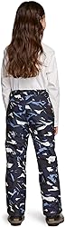 TSLA Youth Winter Cargo Snow Pants, Waterproof