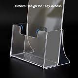 ROSSHINE A4 Leaflet Holder 2 Pack Crystal Clear Acrylic Brochure Holder view 8
