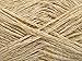 Cream Gold - Wool Blend with Gold Metallic Yarn, DK 50 Gram, 109 Yards