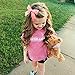 Big Hair Bows Girls Toddler Velvet 5 inches 10 PCS Hair Clips for Girls Alligator Baby Ponytail Holder