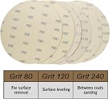 9 Inch Round Pole Sander with 6 Sandpapers - Radial Wall Sanding view 5