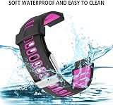 ISABAKE Silicone Watch Strap for Garmin Forerunner 735XT 235 230 630 620 S20 S5 view 4