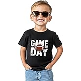 Game Day Shirt for Toddler Football Shirt Girls Boys Baseball T-Shirts Graphic Tees Cute Cotton Clothes Tops 2-8 Years