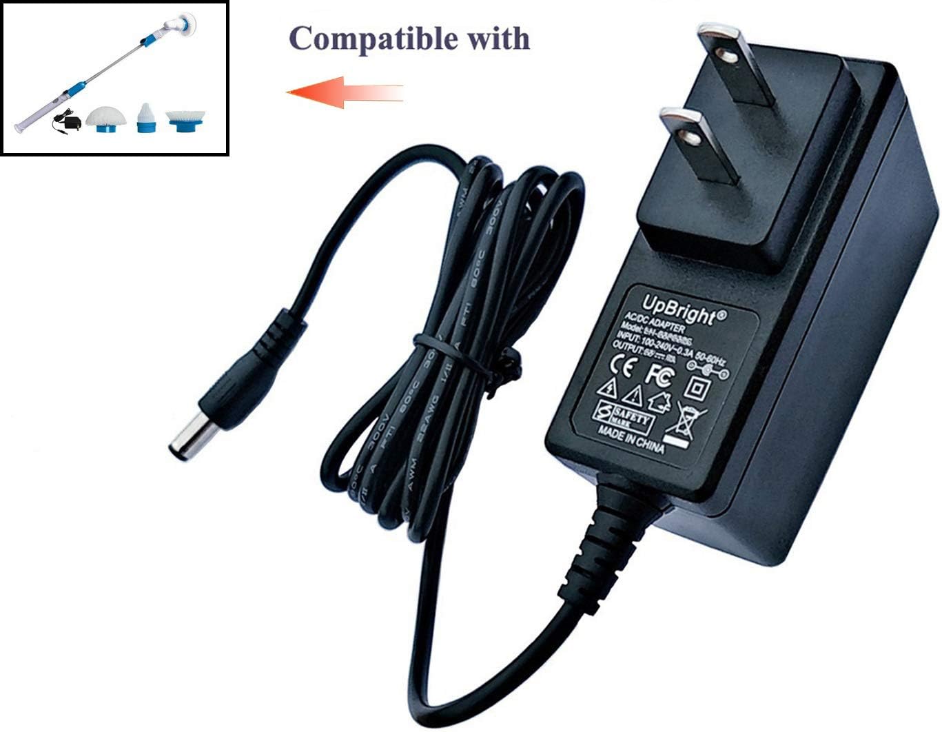 AC Adapter For Hurricane SpinScrubber - Power Charger Supply, Compatible Replacement