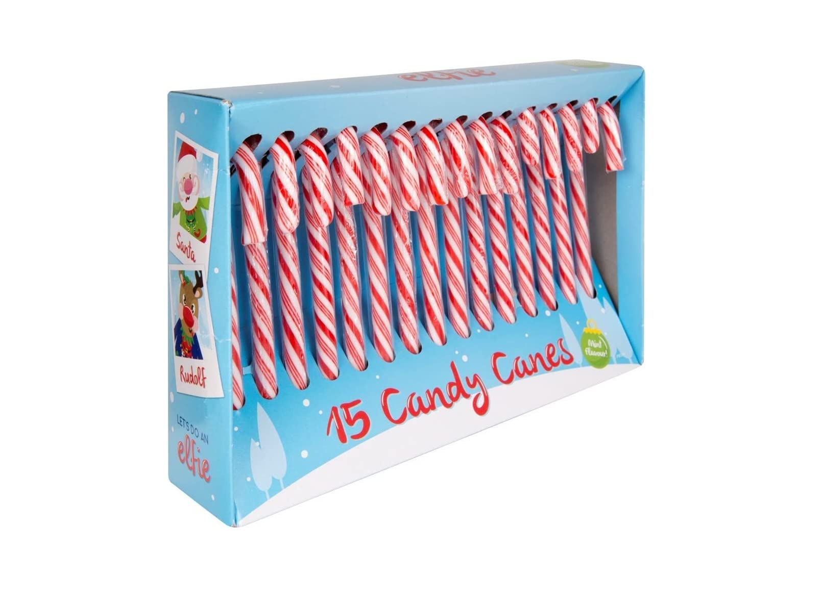 15 Pack Christmas Tree Peppermint Candy Canes Decoration Sweets Box Gift Large Xmas