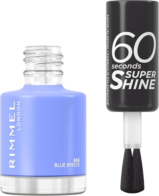 London, 60 Seconds Super Shine 856 Blue Breeze 8 ml