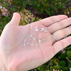 Adabele 200pcs Hypoallergenic Stud Earring Posts