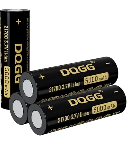 2-Pack 3.7V 650mAh 14430 Rechargeable Batteries - Button Top For Flashlights, Headlamps & Electronics