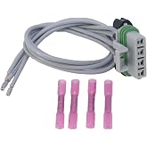 AITKEN Blower Motor Resistor Connector Pigtail Harness | Compatible with Tacoma GMC Chevrolet Buick Pontiac Saturn Suzuki Cadillac OE Number: 15306069 88970281