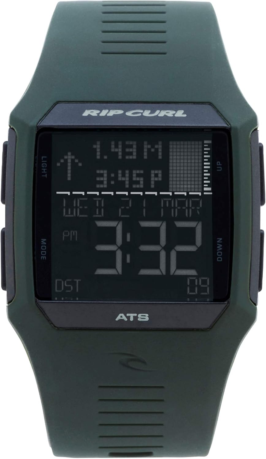 RIP CURL Rifles Tide Surf Watch in Military Green Waterproof