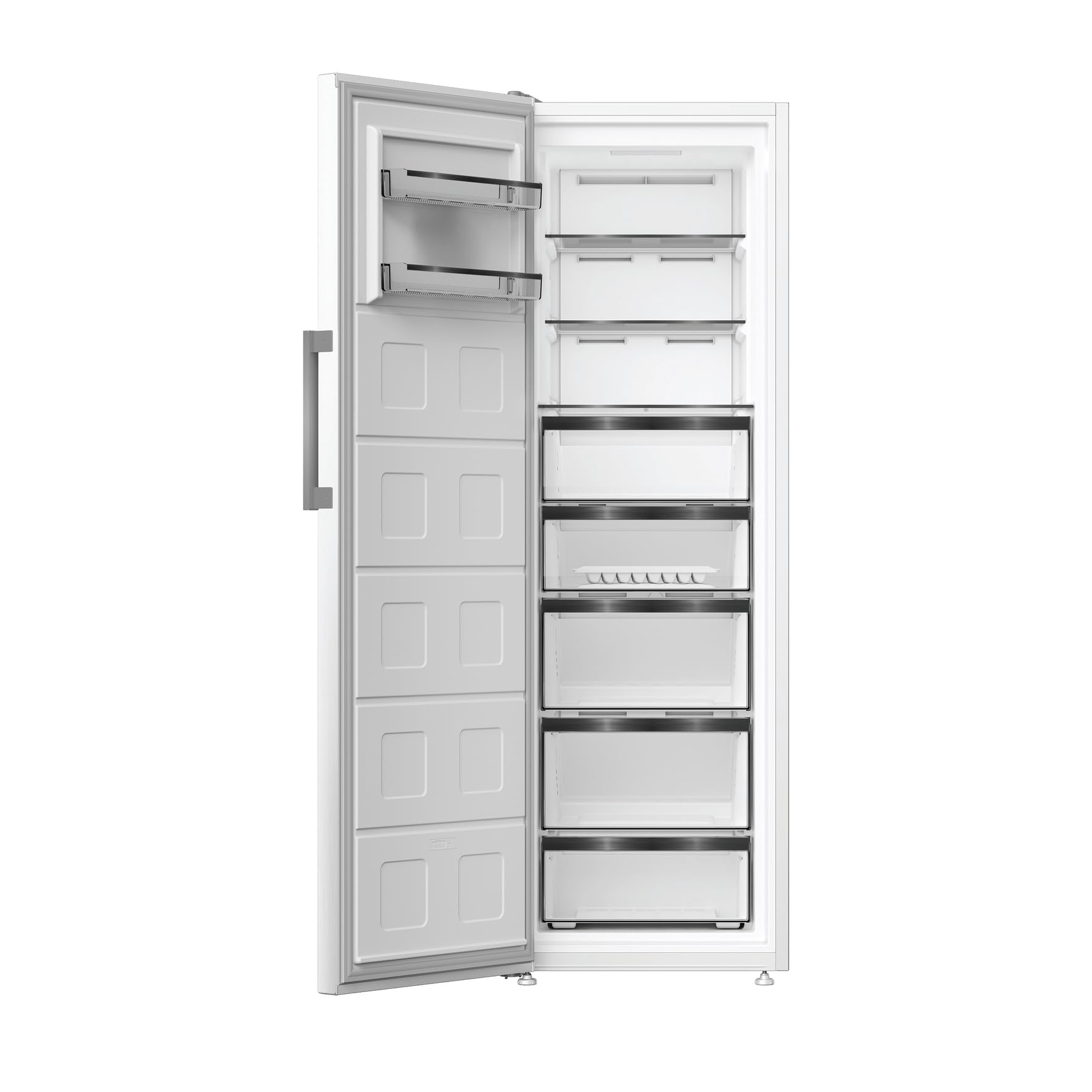 Bauknecht GKN 18660DW NoFrost Gefrierschrank, 286 l Nutzinhalt, 186,5 cm Höhe, Supergefrierfunktion, Touch Display, LED-Innenbeleuchtung, leise 34 dB, Weiß 3
