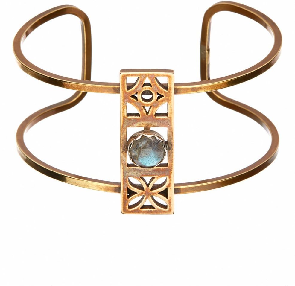 Labradorite Cinderblock Cuff