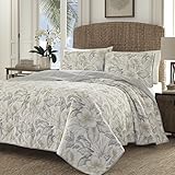 Tommy Bahama 220628 Casablanca Garden Dune Quilt Set,Dune,King
