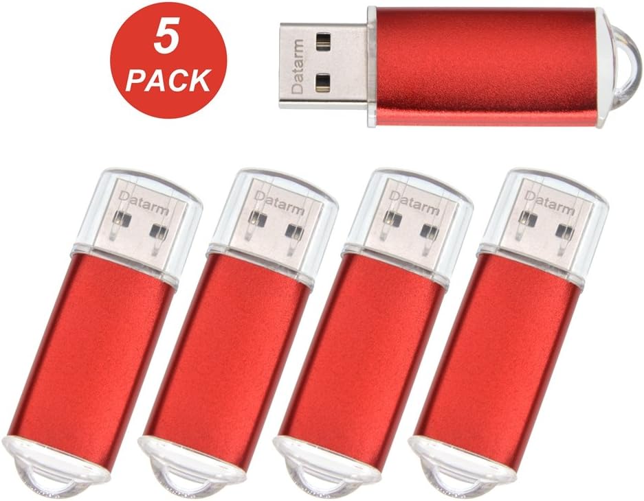 16 GB Memory Stick Bulk 5 Pack Pen Drives Portable USB 2.0 Flash