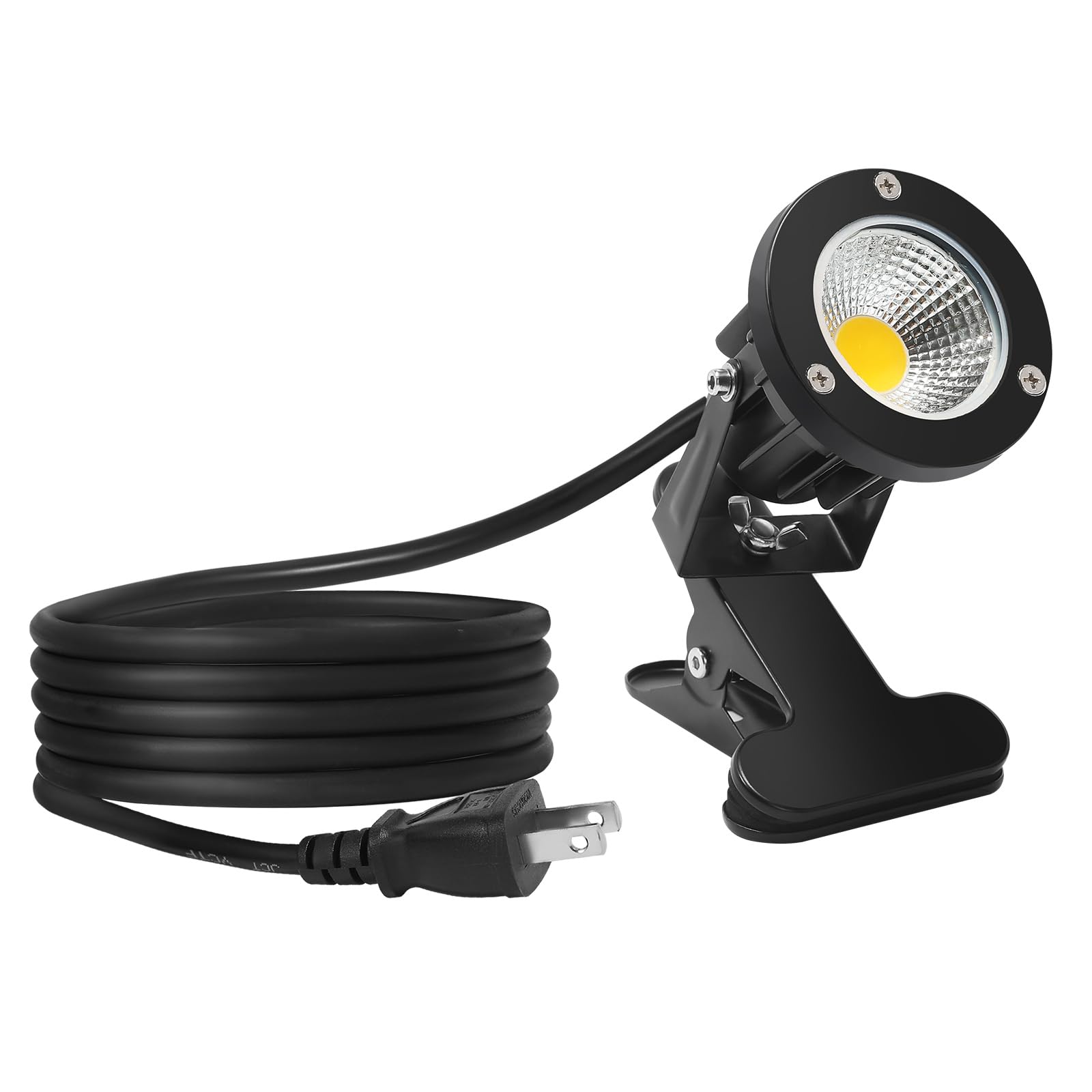 防雨 防水型 led クリップライト 7W 630lm コード長3m led ライト スポットライト 屋外 照明 看板用 店舗 電気スタンド デスクスタンド アームライト ピッコロライト アウトドア エクステリアライト の商品画像