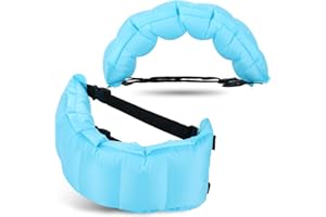 2 Pcs Inflatable Swim Belt Pool Flotation Belt Portable Waist Flotation Belt for Adults Adjustable Floating Belt Swimming Tra