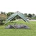 G4Free Double-wall Two-Door Camping Tent|Easy Set Up and Tear Down,3-4 Person Dome Tents with Waterproofing and UV Protection for Outdoor Family Hunting Fishing Hiking Travel(Green)