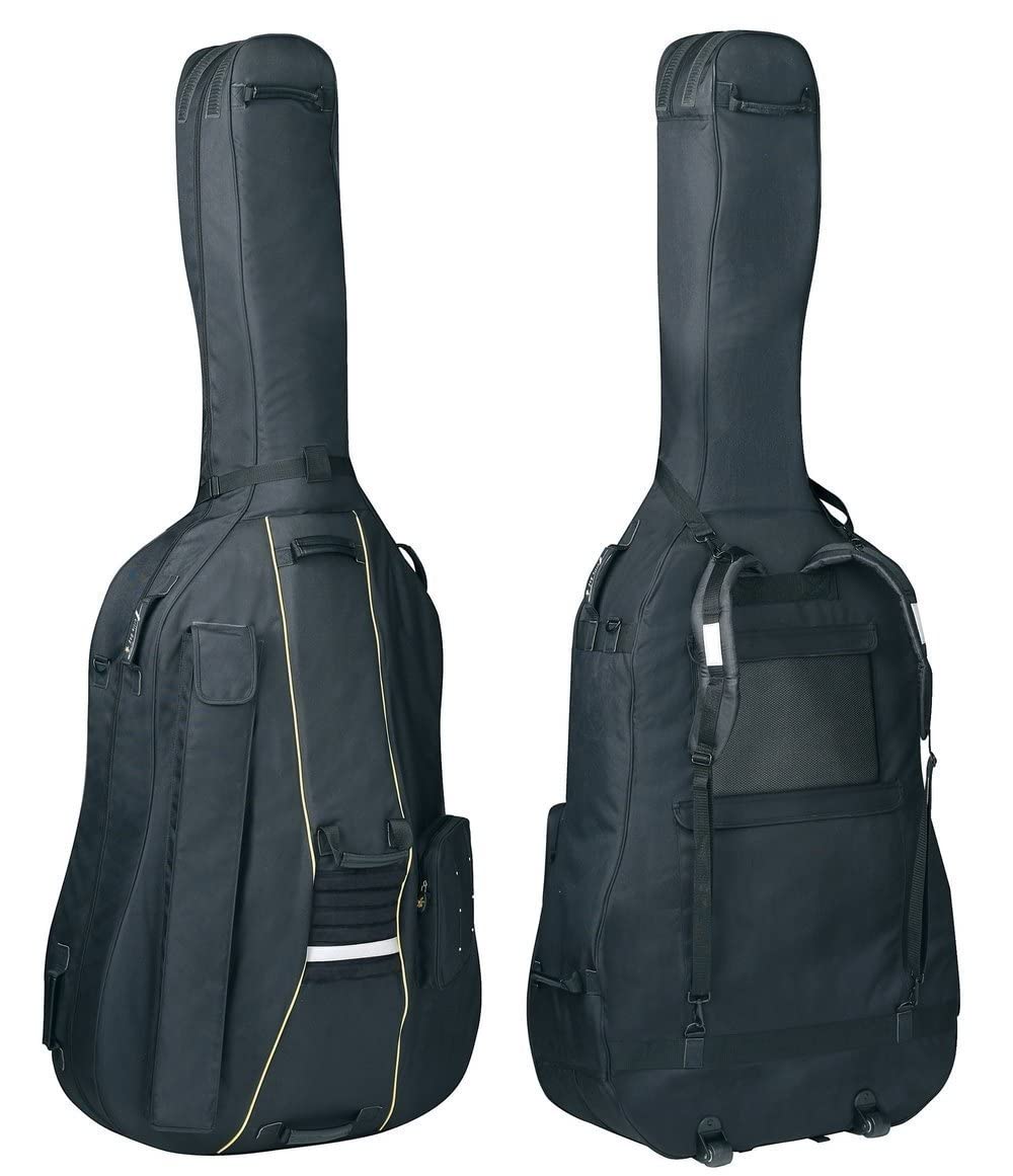 PURE GEWA Double Bass Gig-Bag Classic 25 mm padding with 2 wheels 3/4