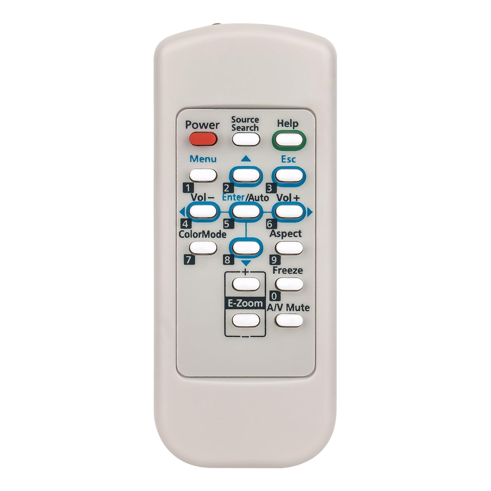 AULCMEET 145664100 New Replacement Remote Control fit for Epson Projector Powerlite EB-410WE EB-Z8450W EB410WE EBZ8450W