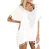 pom pom swim cover up