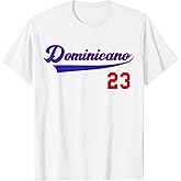 Dominicano Flag RD Dominican Republic Baseball Jersey T-Shirt