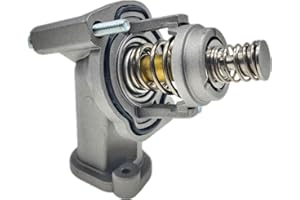 BSNOVT Engine Coolant Thermostat and Housing Assembly 12678784, Compatible with Cadillac CT5 2020-2022, GMC Canyon 2017-2022,Chevrolet Camaro 2016-2022, Cadillac CTS 2016-2019, Replace# 15-81889