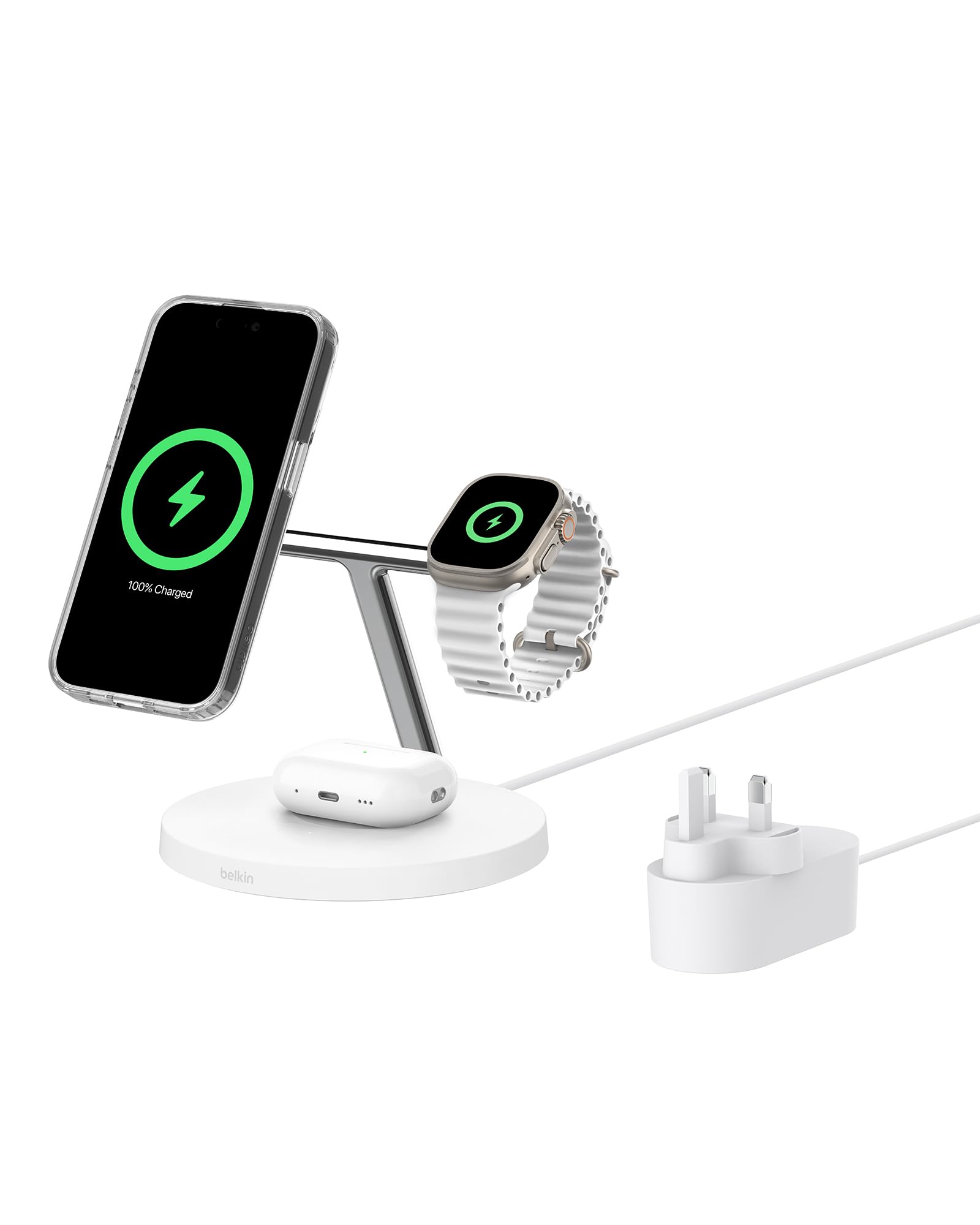 Belkin BoostCharge 3-in-1 Qi2...