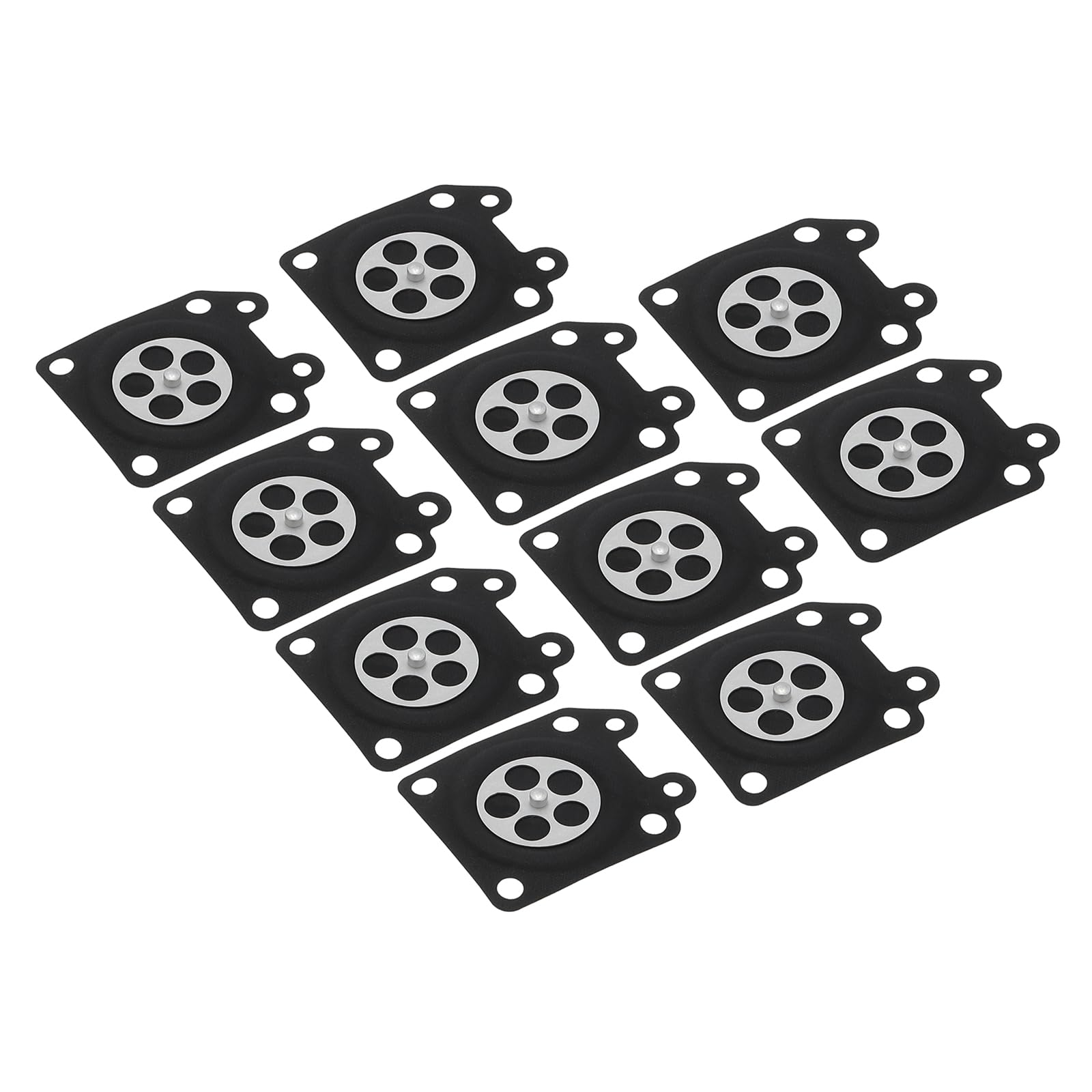 PATIKIL Carburetor Diaphragm Gasket, 10Pack Metering Diaphragm Assembly for 2500 3800and 4500 Chainsaw Repair Parts.