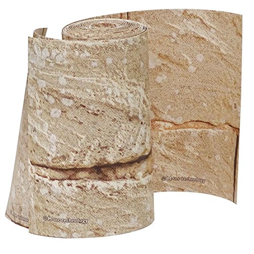 Sichtschutzstreifen mit Motiv/M-tec Print ® / PVC/Sandsteinmauer für 3 Reihen im Zaunfeld inkl. Klemmschienen - SIE KAUFEN Hier DIREKT BEIM Hersteller - – Bild 6