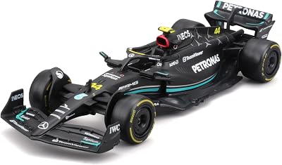 Bburago Formula 1 MB W14 2023 Hamilton 1:43 Diecast Model Car Black