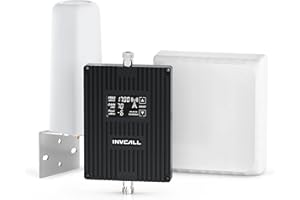 INVCALL Cell Phone Signal Booster for Home | Boosts 4G LTE & 5G for All U.S. Carriers - Verizon, AT&T, T-Mobile & More, Cell Signal Booster Display Screen Cover Up to 4,500 Sq Ft | FCC Approved