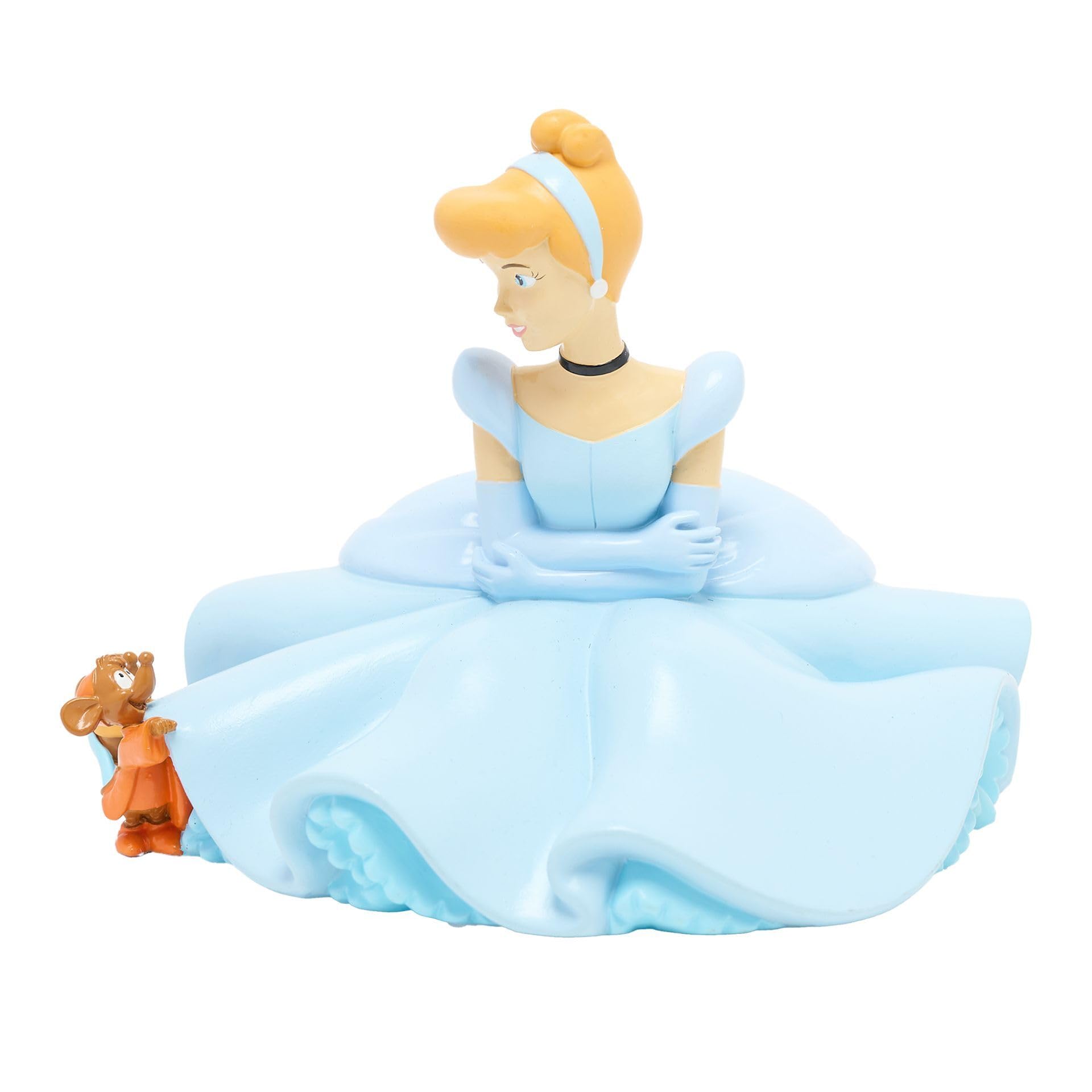 Disney - Cinderella Money Bank - Children/Kids Early Years Money Saving Piggy Bank - Homeware & Decor For Disney Fans Iconic Movie Scene. H: 15 x W: 18 x D: 18cm.