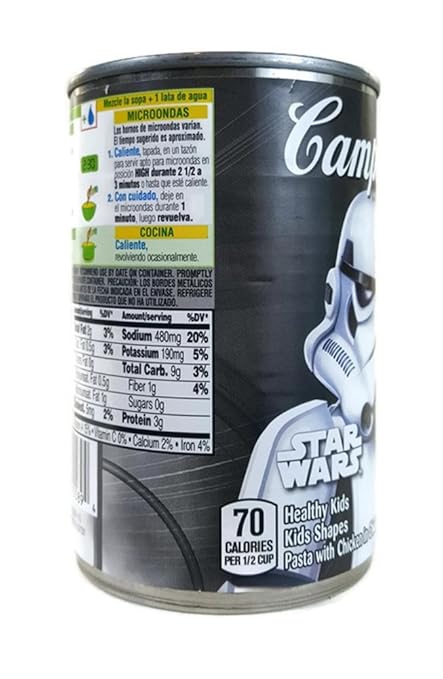 Amazon.com : Campbells Star Wars Stormtrooper Label Fun ...