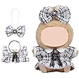 17cm Doll Clothes Set & Outfit Set for 17cm Dolls - Premium Fashion Dresses with Accessories, Luxury Chic Doll Clothing & Style Bundle,Just Clothes(Style D)