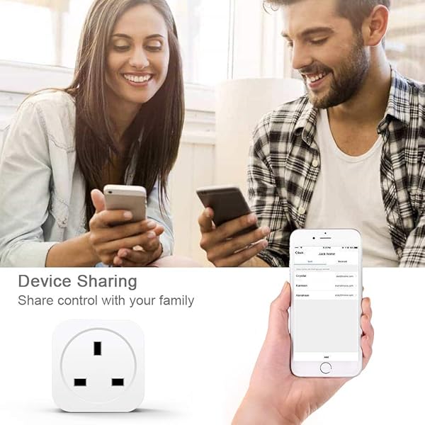 Zhuohong Mando a distancia inalmbrico WiFi Smart Plug WiFi hembra mini enchufe mando a distancia control de energa funcin de temporizador enchufe de la UE