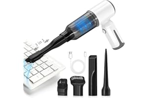 MEFELF Cordless Vacuum Cleaner-Mini Air Duster, Portable Handheld Vacuum, 3 in1Dry Use Dust Buster & Air Blower for Kitchen, 