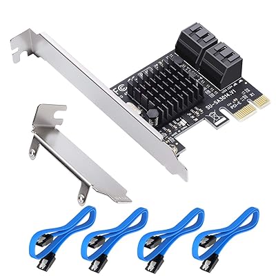 Buy PCIe SATA Card 4 Port?Marvell 9215 Non-Raid 6Gbps PCI Express to ...