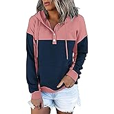 ROSELINLIN Womens Hoodies Sweatshirts with Kangaroo Pockets