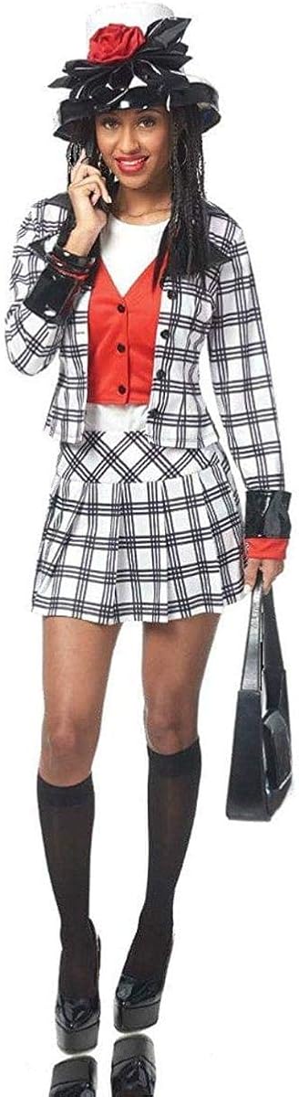 Adult Stacie Notionless BFF Costume, Small, Black/White