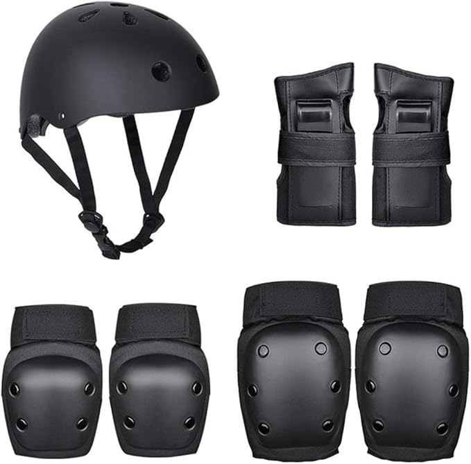 HEITIGN Skateboard Protective Set, 7 Pcs Skating Protective Gear Set