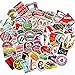 DreamerGO Cool Graffiti Stickers 55 Pieces Various Car Motorcycle Bicycle Skateboard Laptop Luggage Vinyl Sticker Graffiti Laptop Luggage Decals Bumper Stickers
