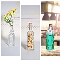 eleganttime Potion Bottles with Cork,12 Pack Small