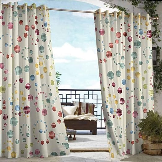 Amazon Com Andrea Sam Outdoor Blackout Curtains Modern Art Home