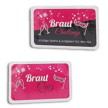 Partybob Jga Spiele Set Frauen Braut Aufgaben Und Quiz Amazon