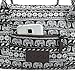 Kindfolk Yoga Mat XL Duffel Bag Extra Large Patterned Canvas with Pocket and Zipper (Parade)