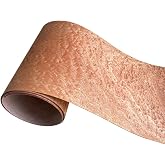 OMUKI Natural Wood Veneer, Thin Veneer Sheets, Furniture/Boxes/Wooden Crafts Production and Renovation, Handmade DIY (Sapele S)